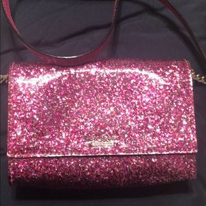 Kate Spade ♠️ Glitter Bug pink crossbody